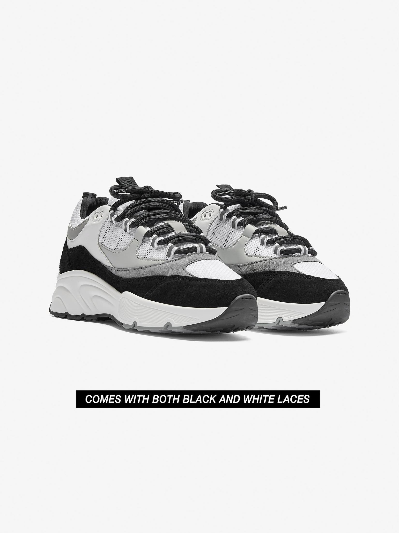 Aero Runner Monochrome: Sleek Performance Sneakers for All-Day Comfort Homme8