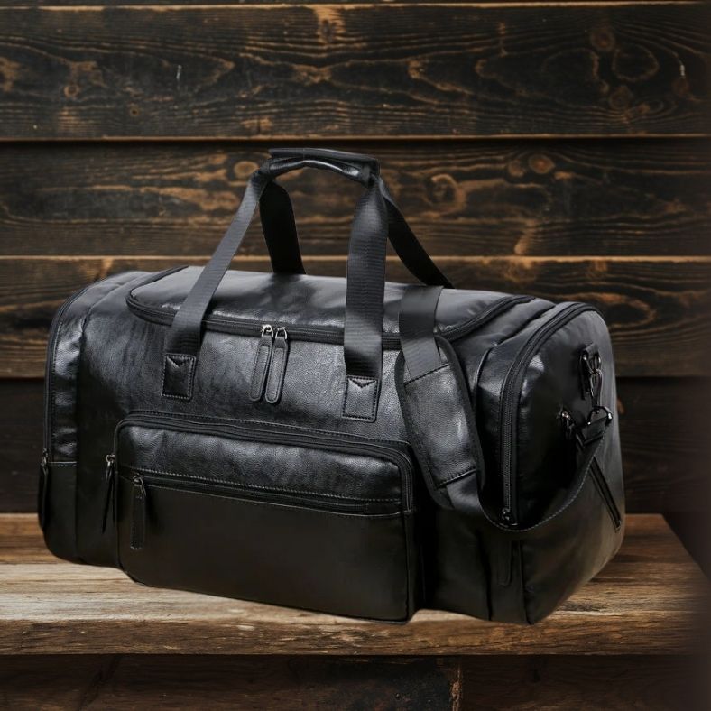 Archer Men's Leather Travel Bag | Stylish & Durable Weekender Homme8