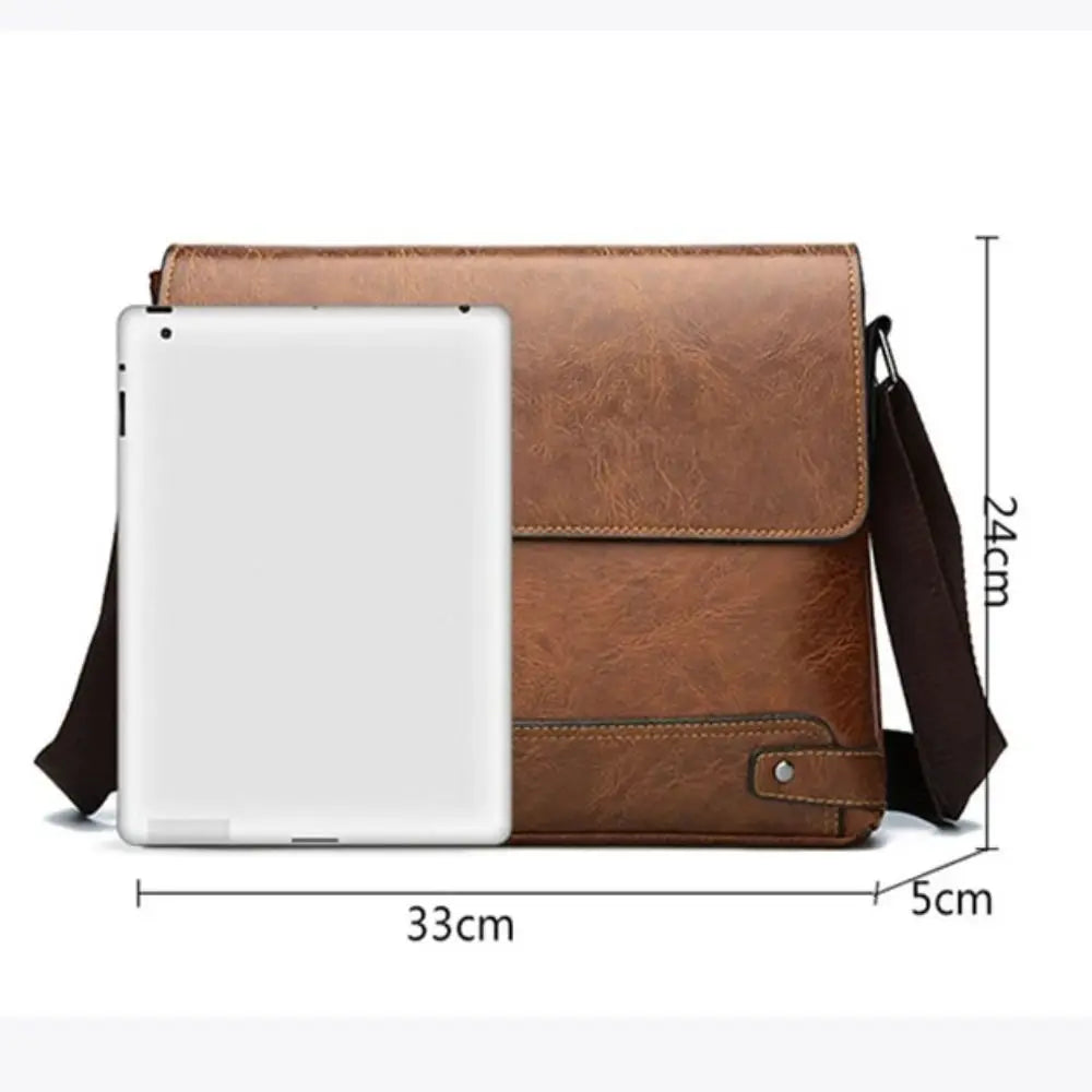 Bradford Men's PU Leather Shoulder Bag - Stylish & Versatile Homme8