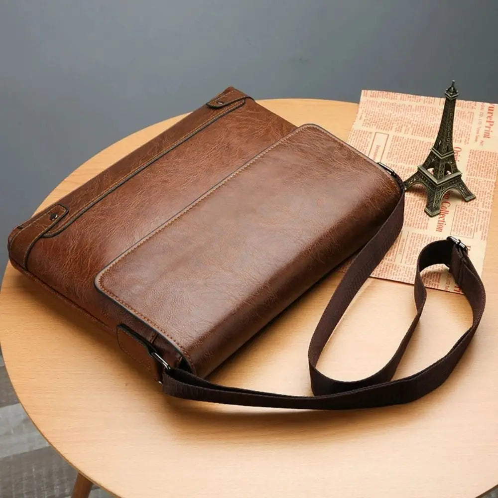 Bradford Men's PU Leather Shoulder Bag - Stylish & Versatile Homme8