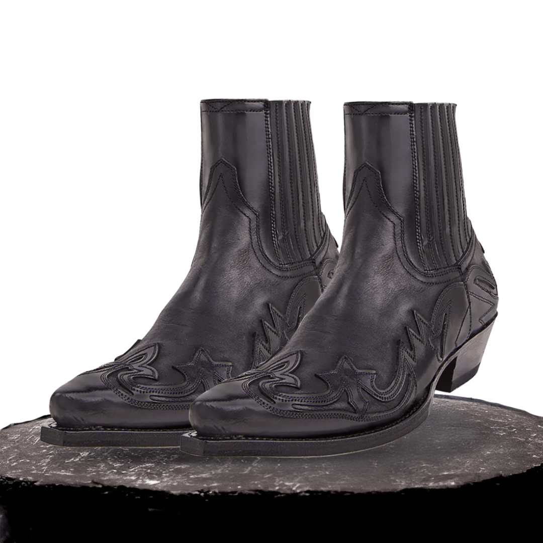 Brian Classic Low Cut Cowboy Boots - Stylish Comfort & Durability Homme8