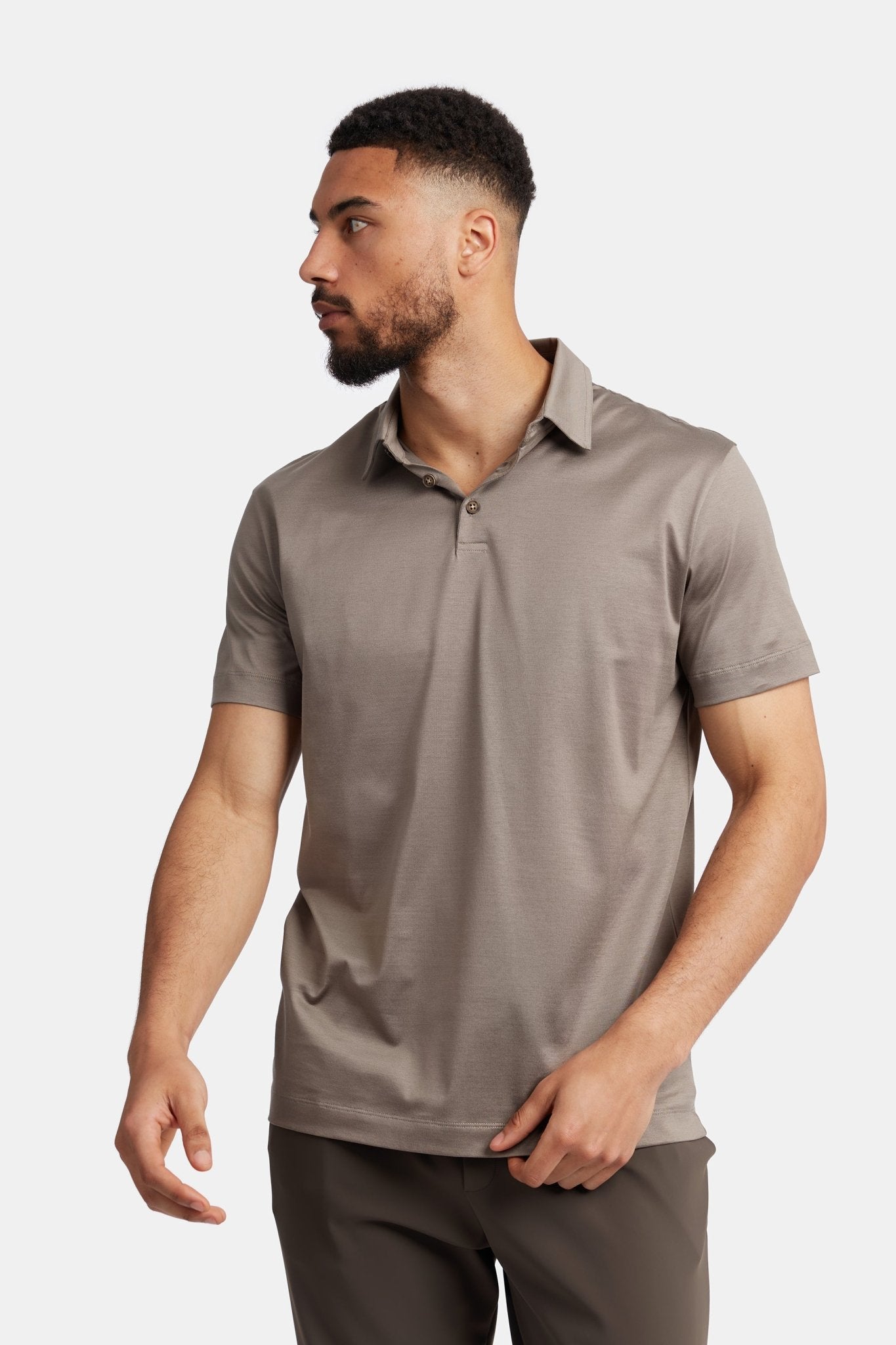 Desert Taupe Polo Shirt - Stylish Comfort for Every Occasion Homme8 Polo's