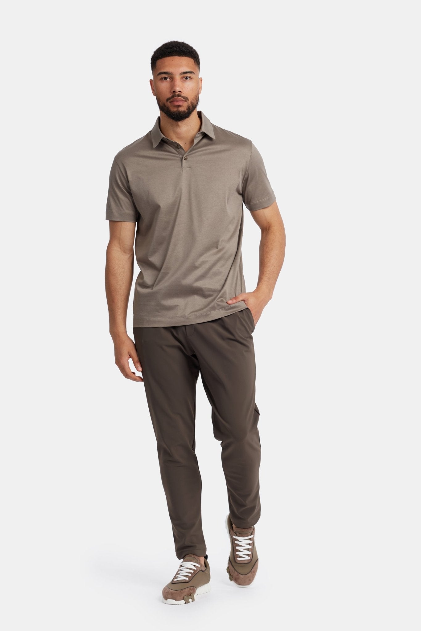 Desert Taupe Polo Shirt - Stylish Comfort for Every Occasion Homme8 Polo's