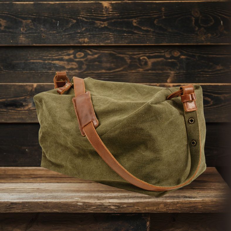 Durable Army Duffle Bag TANK - Versatile, Spacious & Reliable Homme8 canvas duffle bag