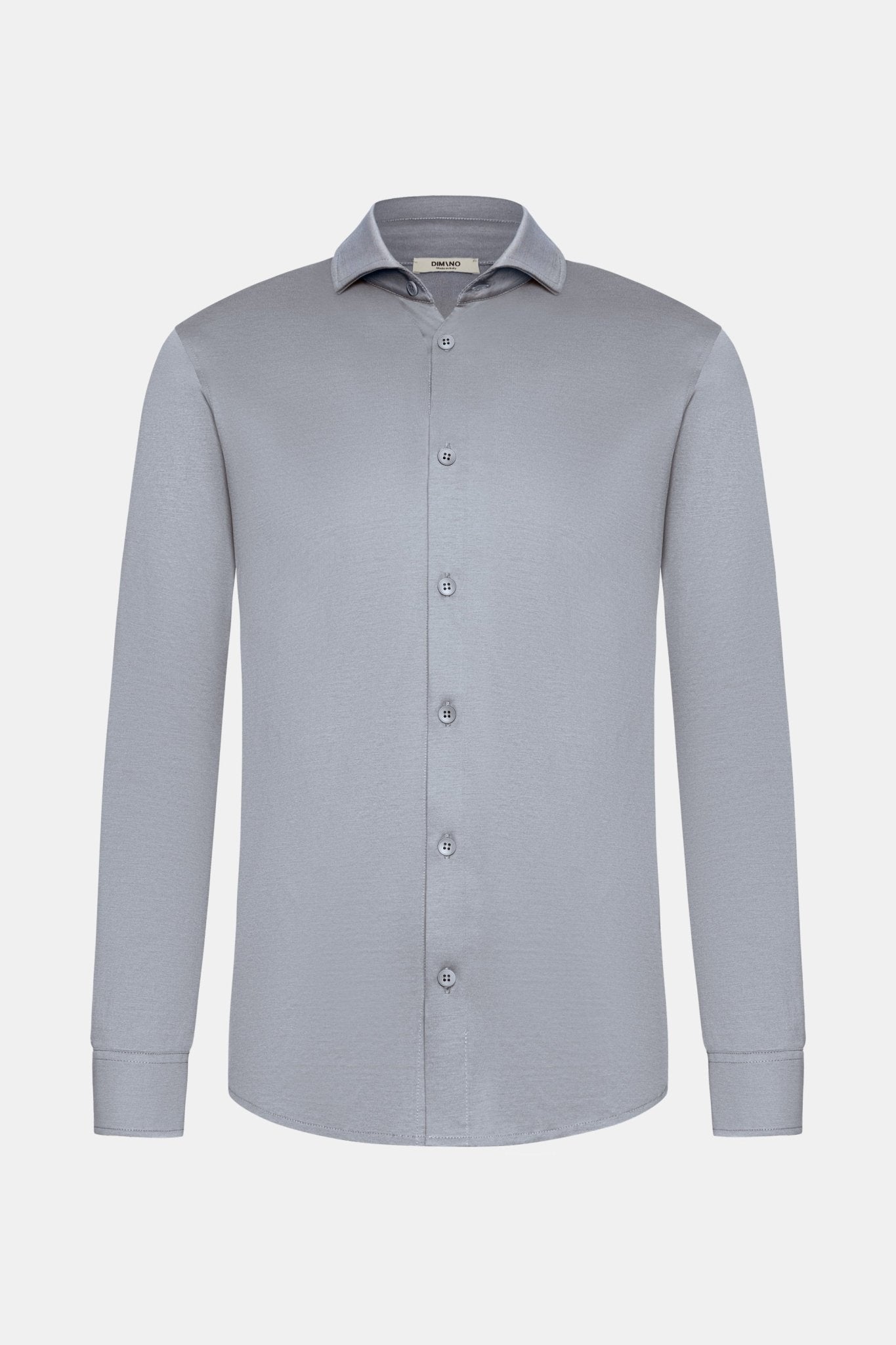 Elegant Mist Grey Formal Shirt - Perfect Fit & Timeless Style Homme8 Overhemden