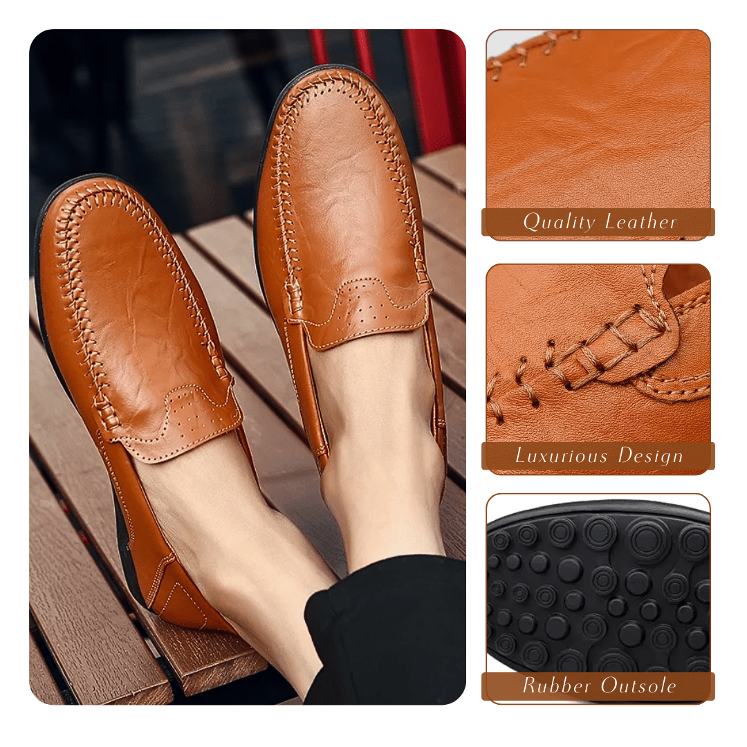 Geo ComfortStride Men's Loafers - Stylish, All-Day Comfort Homme8