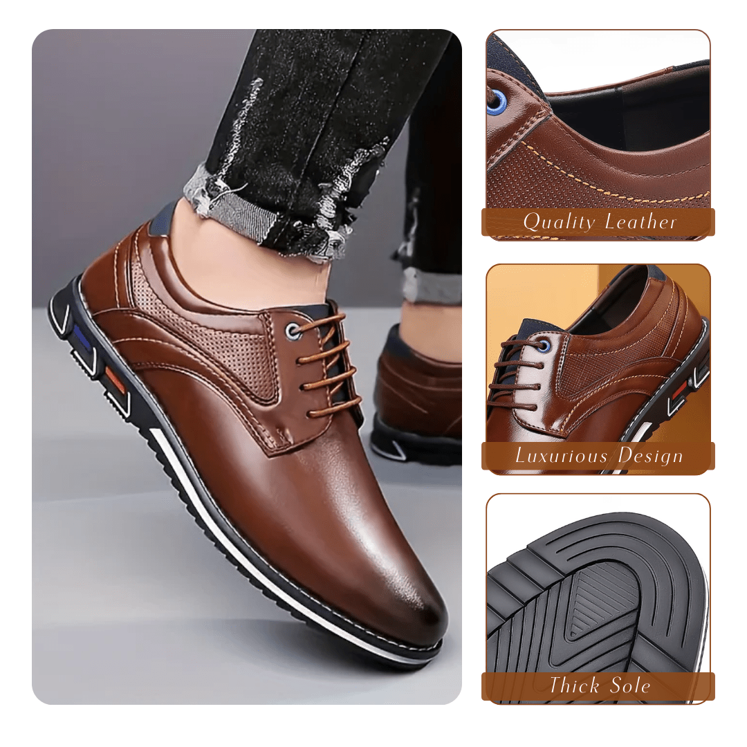 Harrison Non-Slip Lace Shoes - Durable & Wear-Resistant Comfort Homme8