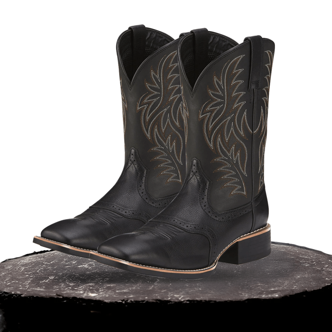 Henning Midcalf Cowboy Boots - Stylish Embroidery & Comfort Homme8
