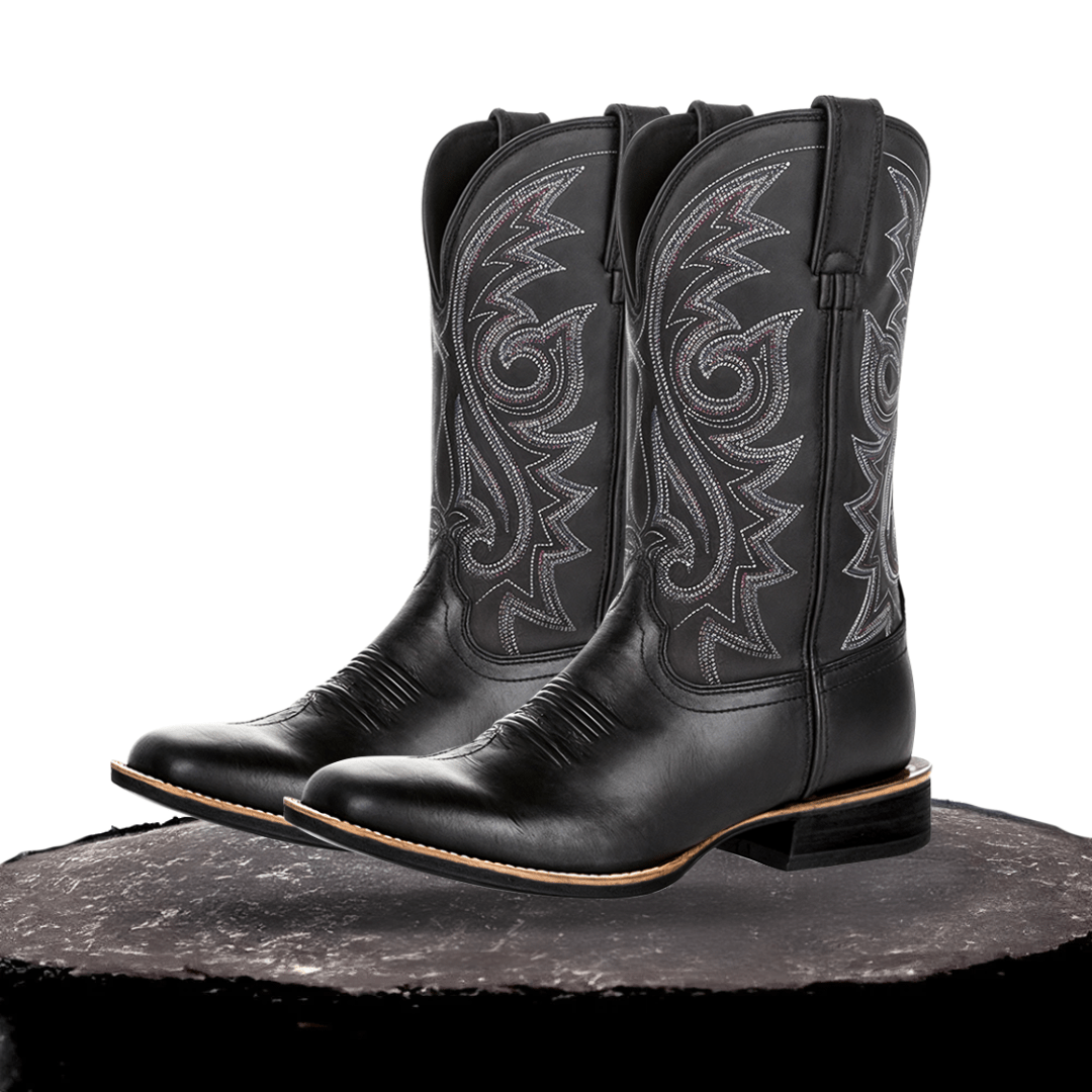 Kian Rustic Embroidery Midcalf Boots - Stylish Comfort & Durability Homme8