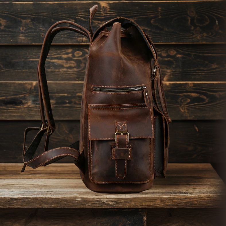 Leandro Men's Leather Backpack | Stylish, Durable & Versatile Homme8