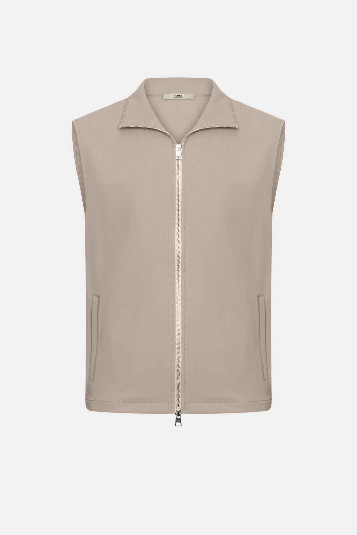 Light Beige Tech Gilet - Stylish, Versatile & Functional Outerwear Homme8 Gilet
