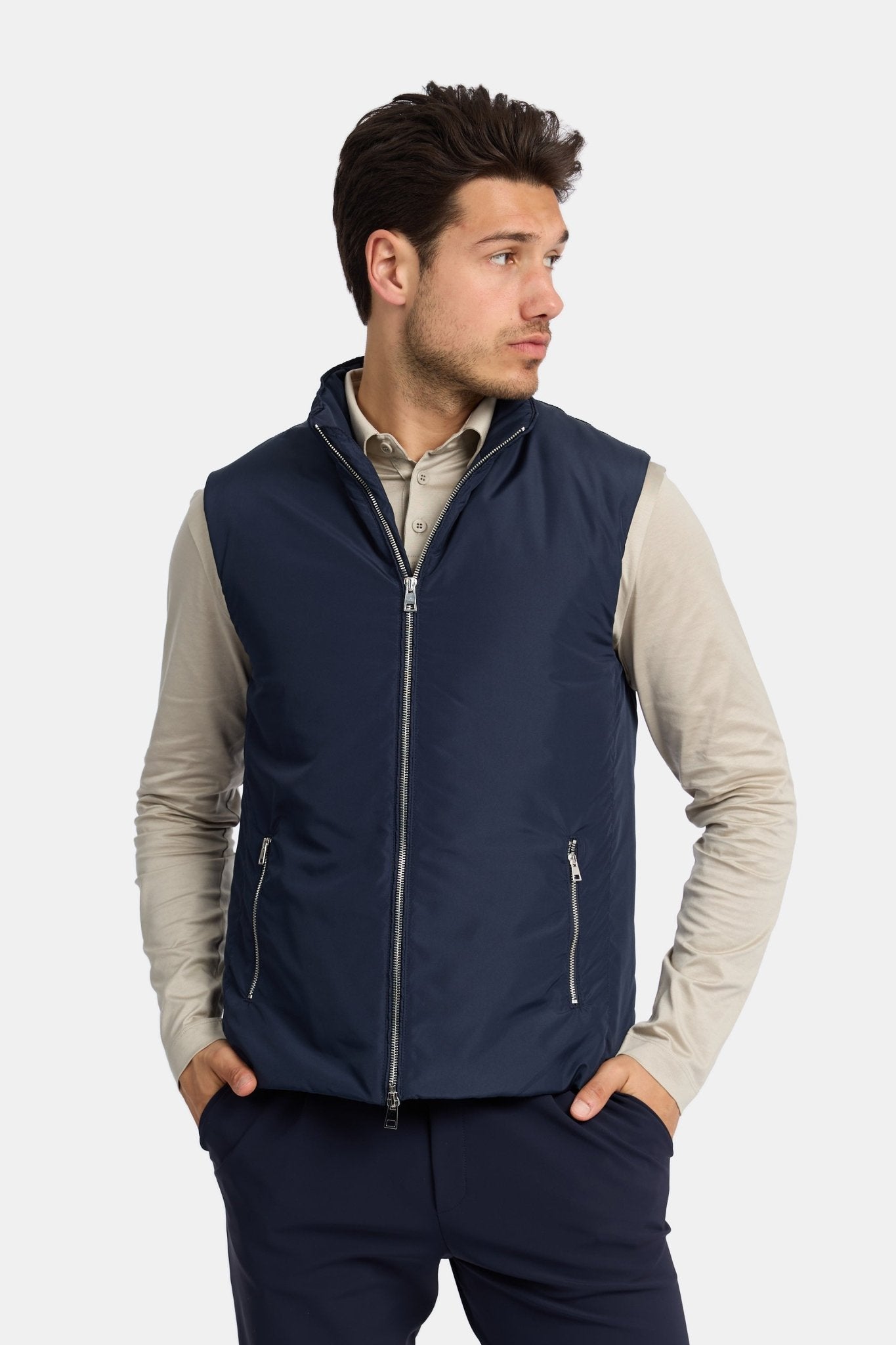 Midnight Blue Bodywarmer - Stylish & Warm Outerwear for All Seasons Homme8 Bodywarmer