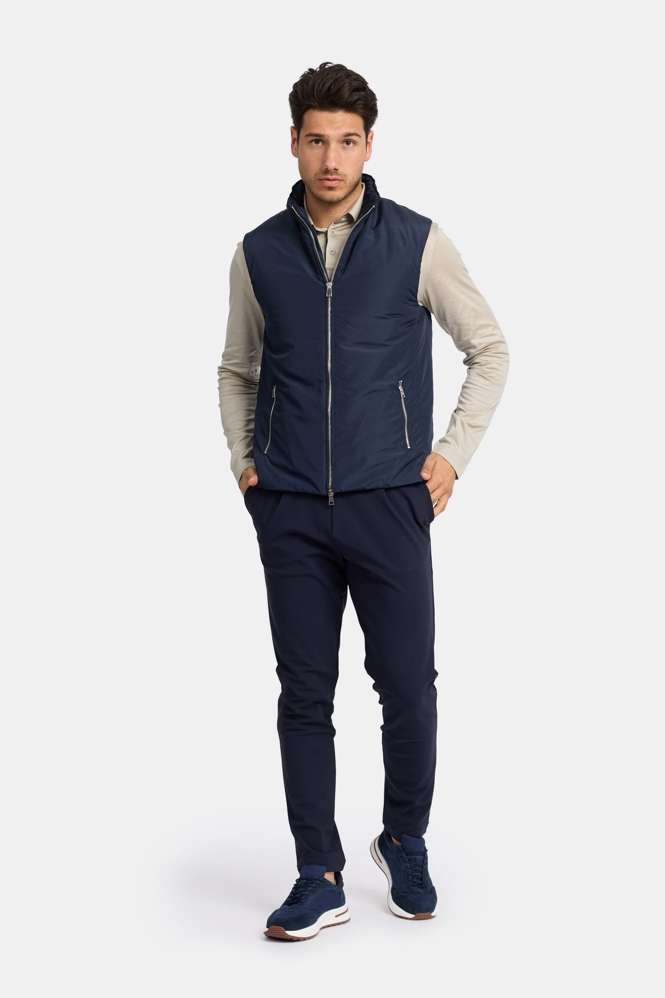 Midnight Blue Bodywarmer - Stylish & Warm Outerwear for All Seasons Homme8 Bodywarmer