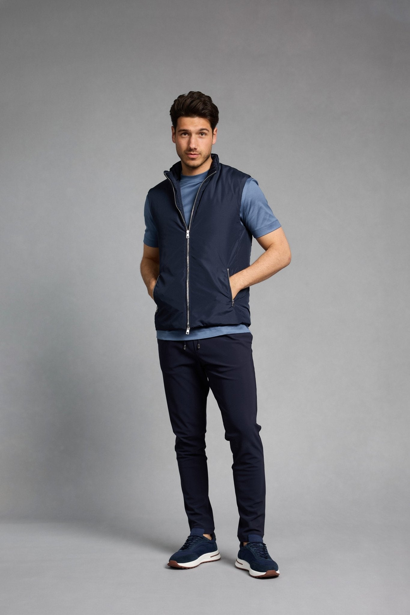 Midnight Blue Bodywarmer - Stylish & Warm Outerwear for All Seasons Homme8 Bodywarmer