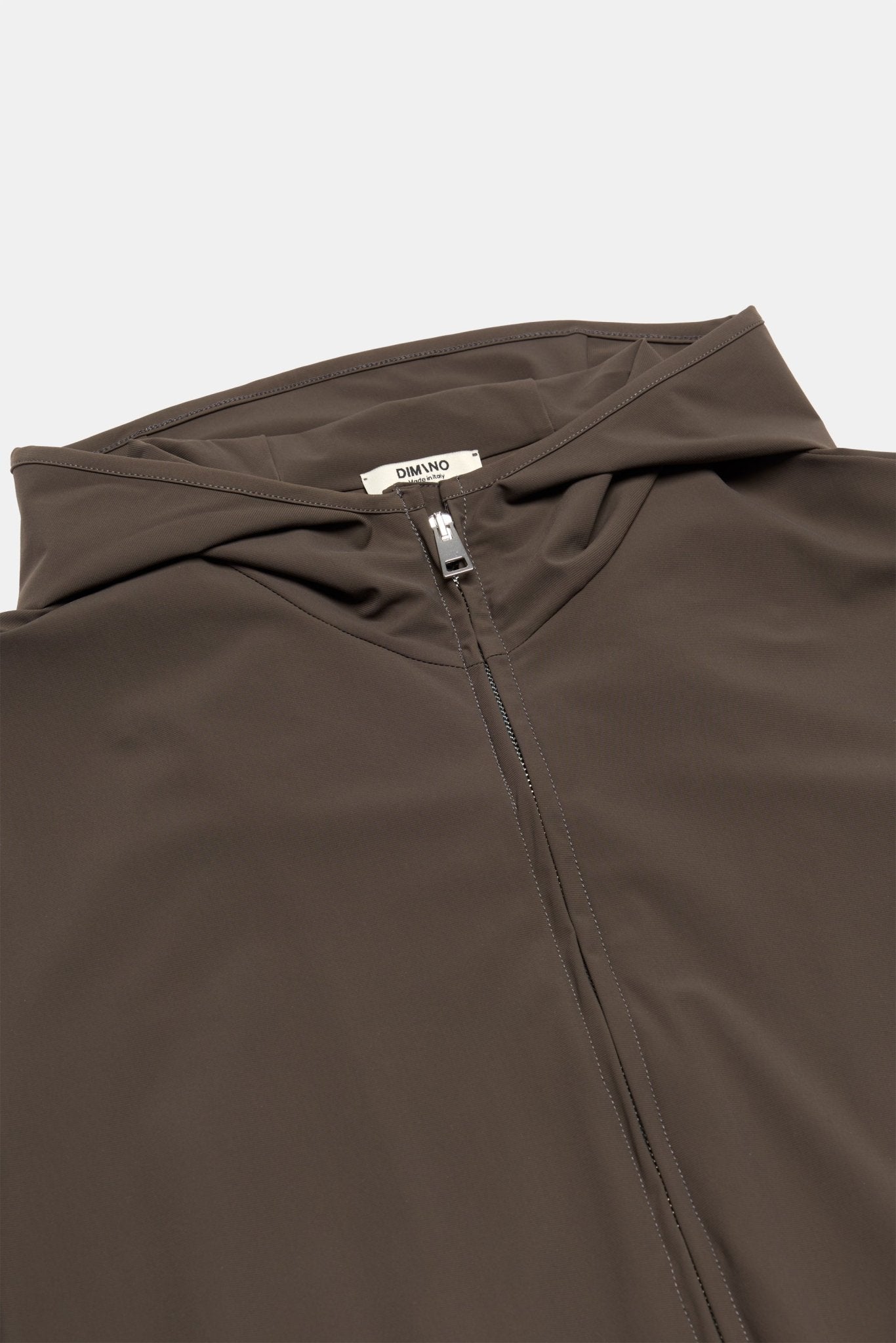 Mocha Brown Hooded Tech Vest - Stylish & Functional Layering Homme8 Trainingspak