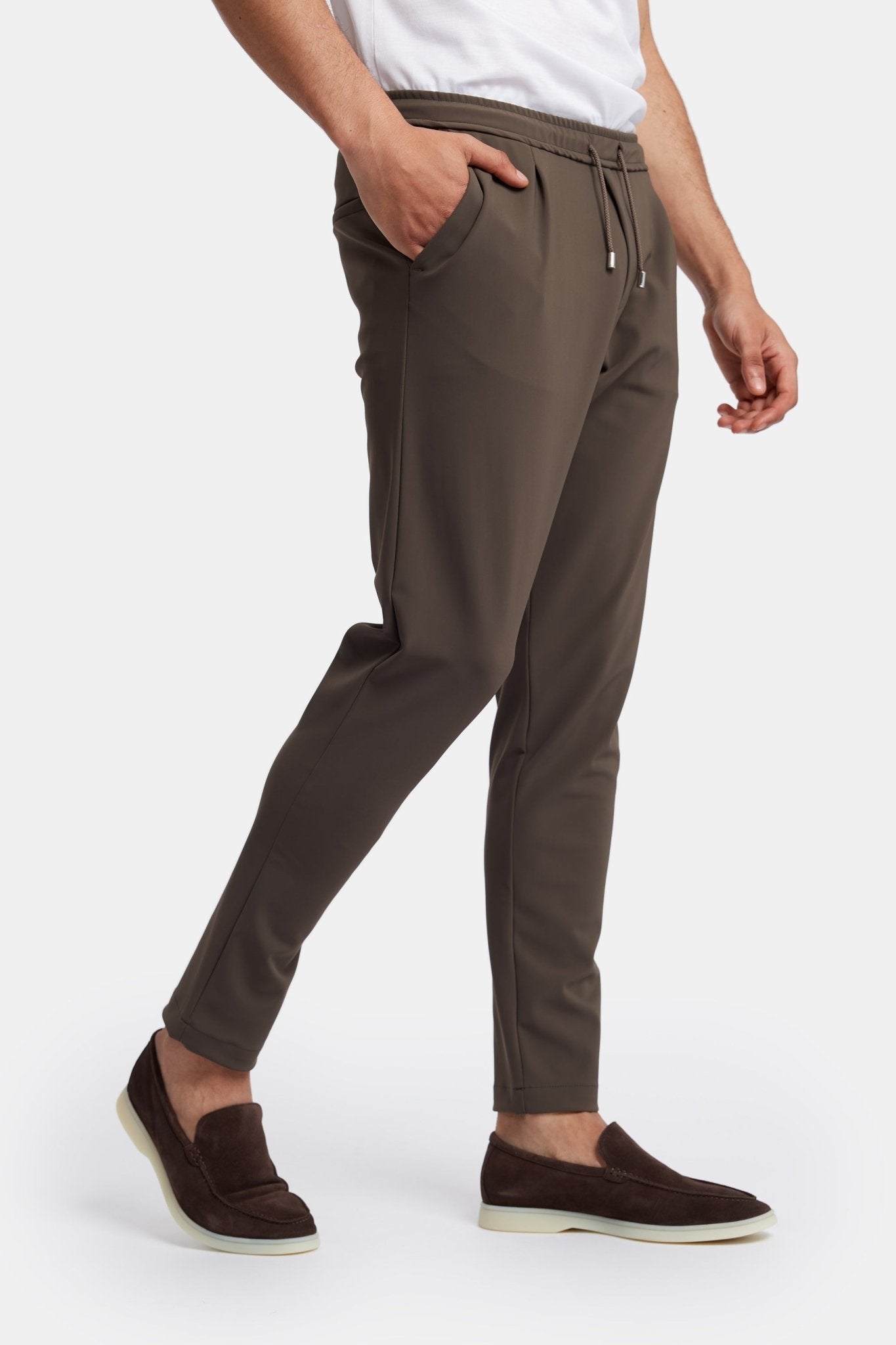 Mocha Brown Smart Pants: Stylish Comfort for Every Occasion Homme8 Broek