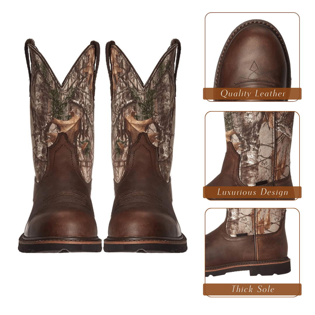 Nicklas Vintage Men's Leather Boots - Timeless Style & Comfort Homme8