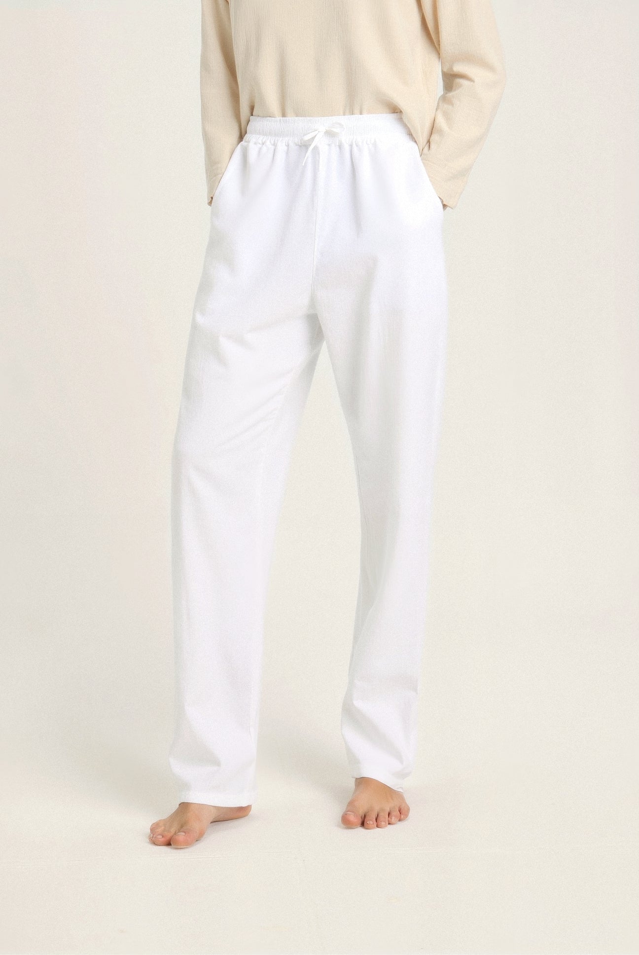 Old Money Lightweight Cotton Linen Beach Pants for Effortless Elegance Homme8