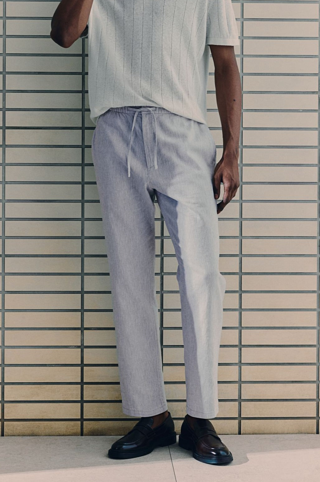 Old Money Linen Classic Pants - Timeless Elegance & Comfort Homme8