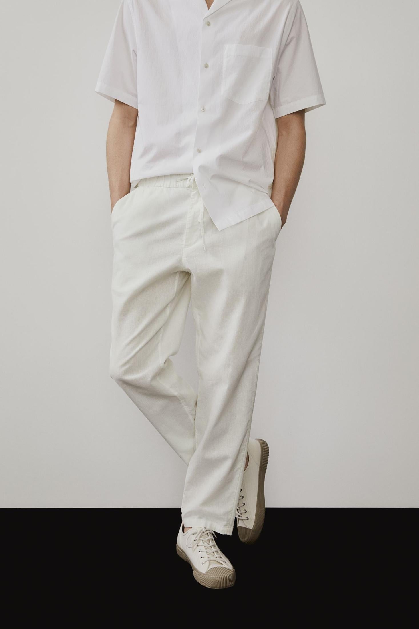 Old Money Linen Classic Pants - Timeless Elegance & Comfort Homme8