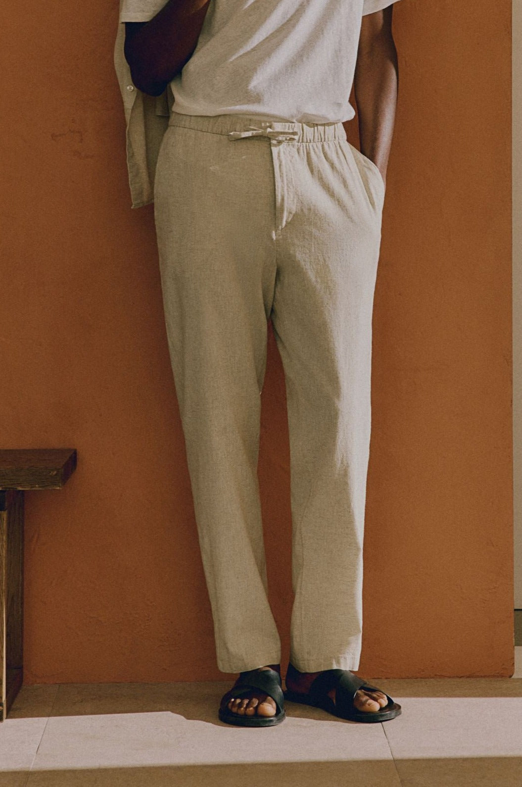 Old Money Linen Classic Pants - Timeless Elegance & Comfort Homme8
