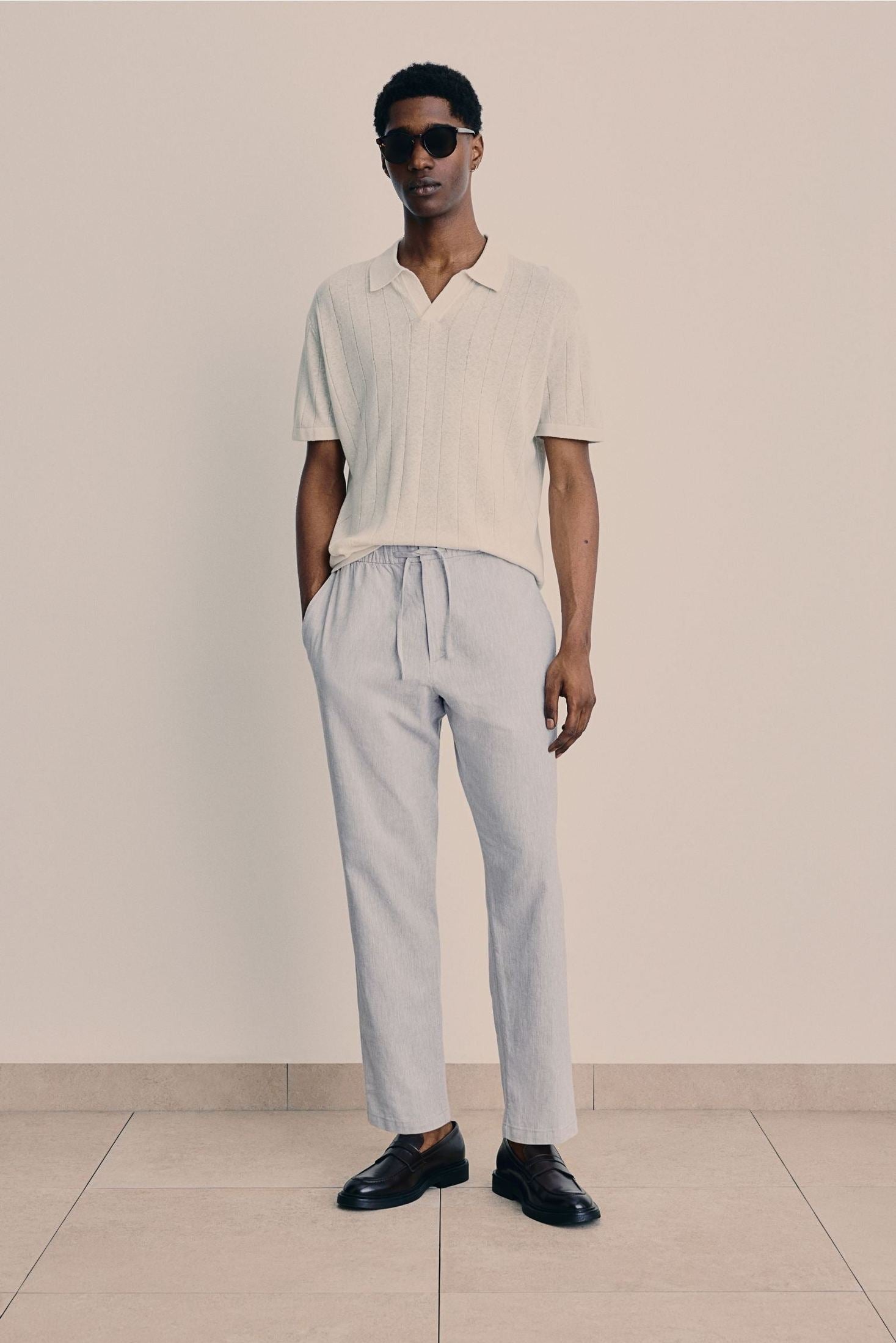 Old Money Linen Classic Pants - Timeless Elegance & Comfort Homme8