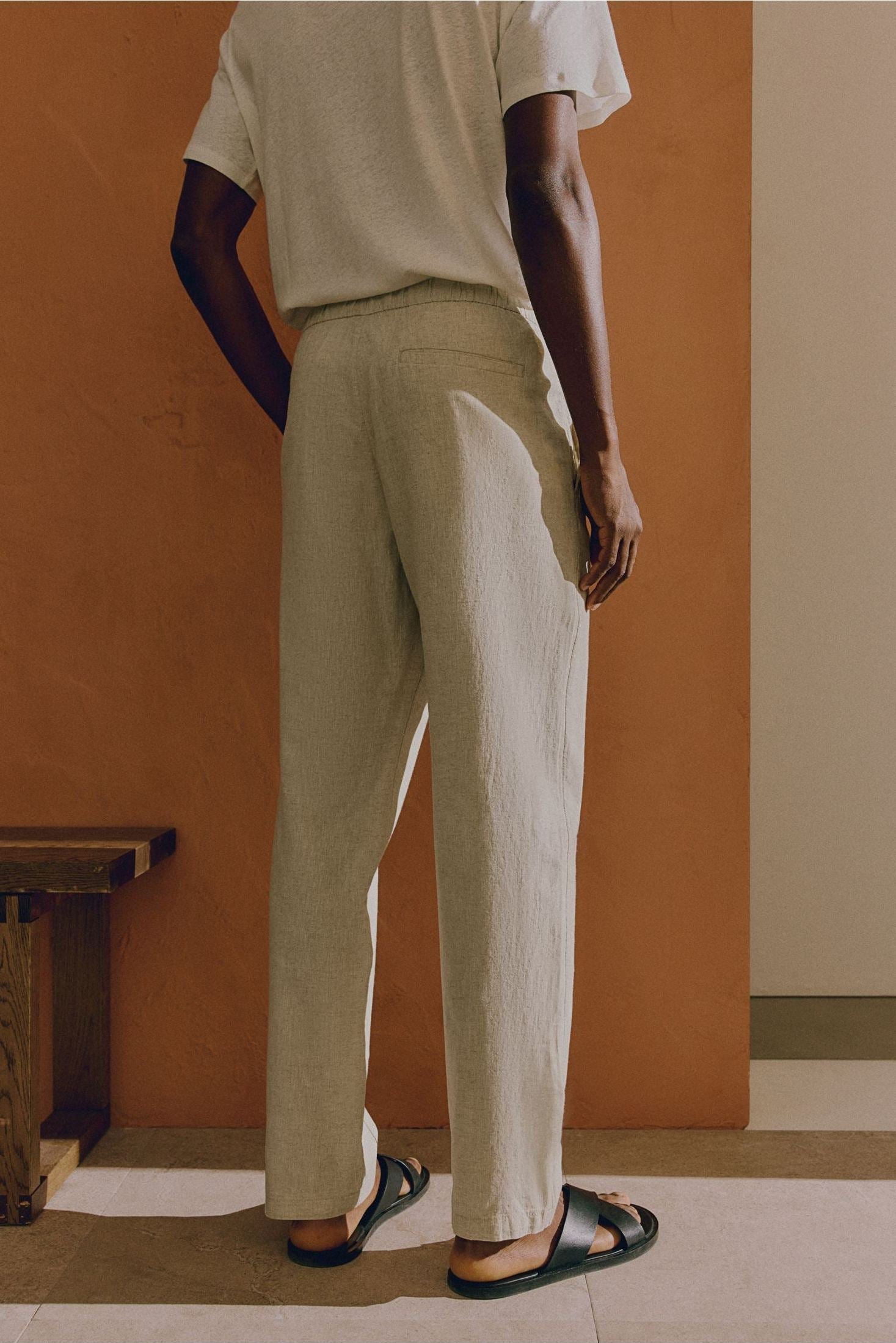 Old Money Linen Classic Pants - Timeless Elegance & Comfort Homme8