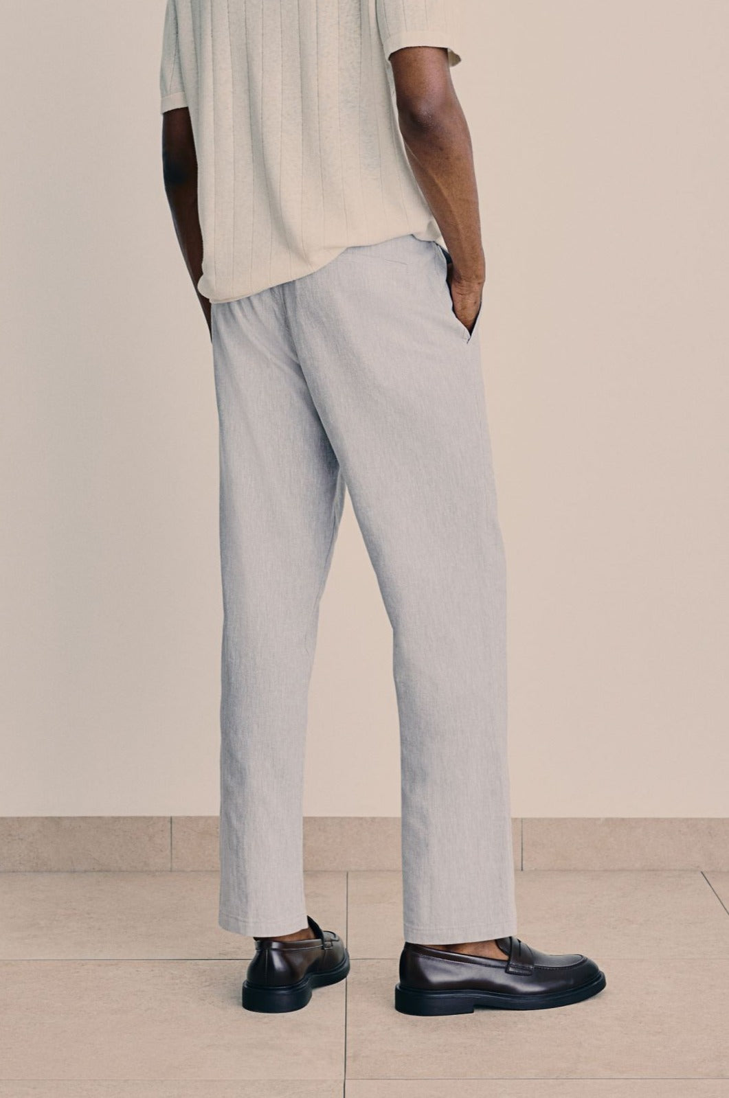 Old Money Linen Classic Pants - Timeless Elegance & Comfort Homme8
