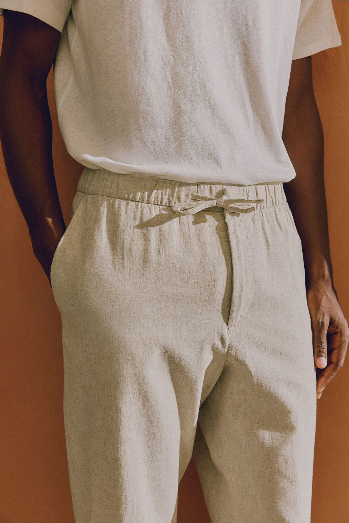 Old Money Linen Classic Pants - Timeless Elegance & Comfort Homme8