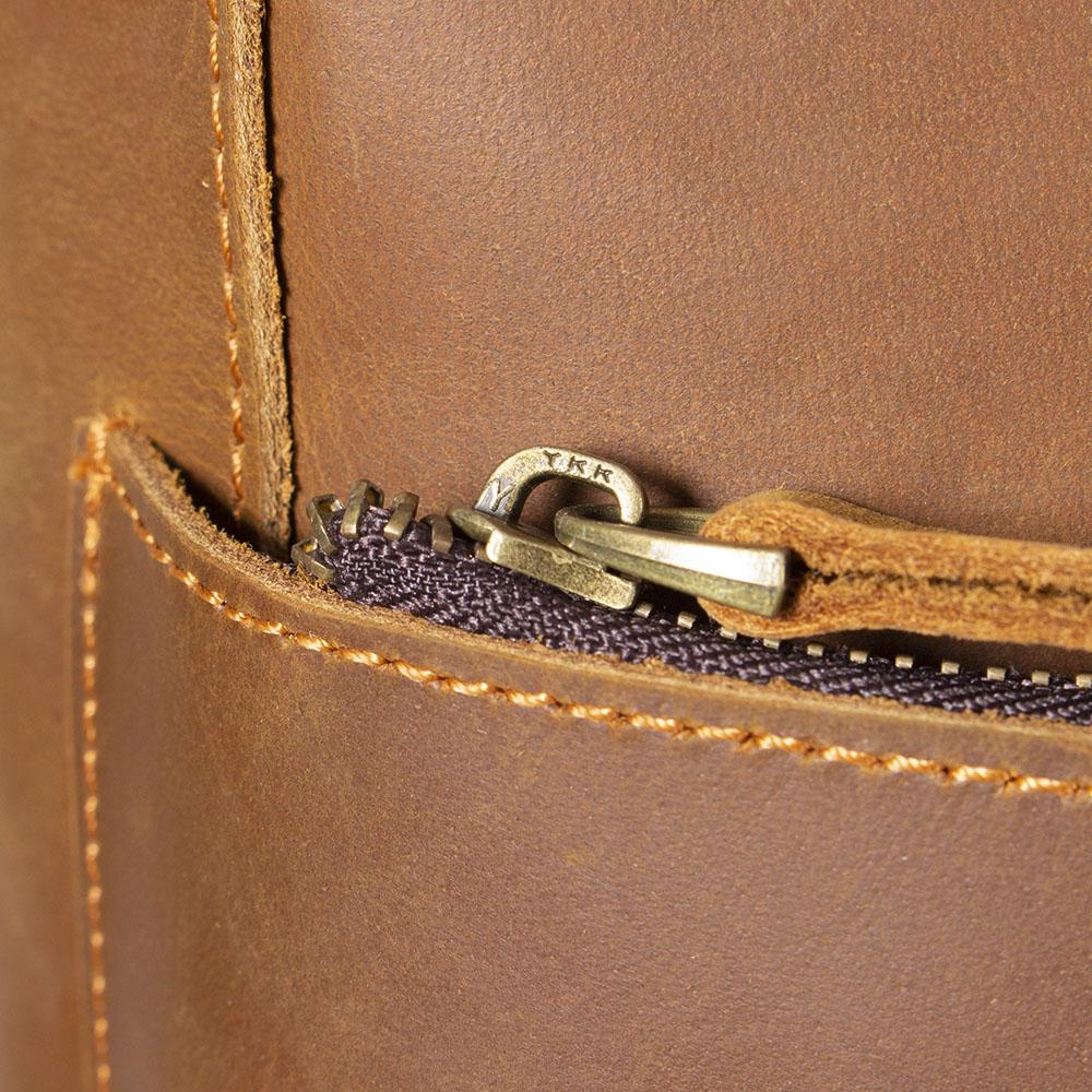 Premium Business Leather Backpack HOUSTON - Stylish & Functional Homme8 leather backpack