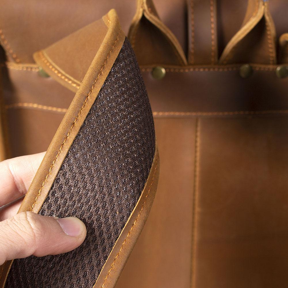 Premium Business Leather Backpack HOUSTON - Stylish & Functional Homme8 leather backpack
