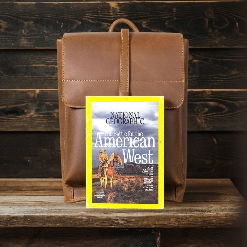 Premium Business Leather Backpack HOUSTON - Stylish & Functional Homme8 leather backpack