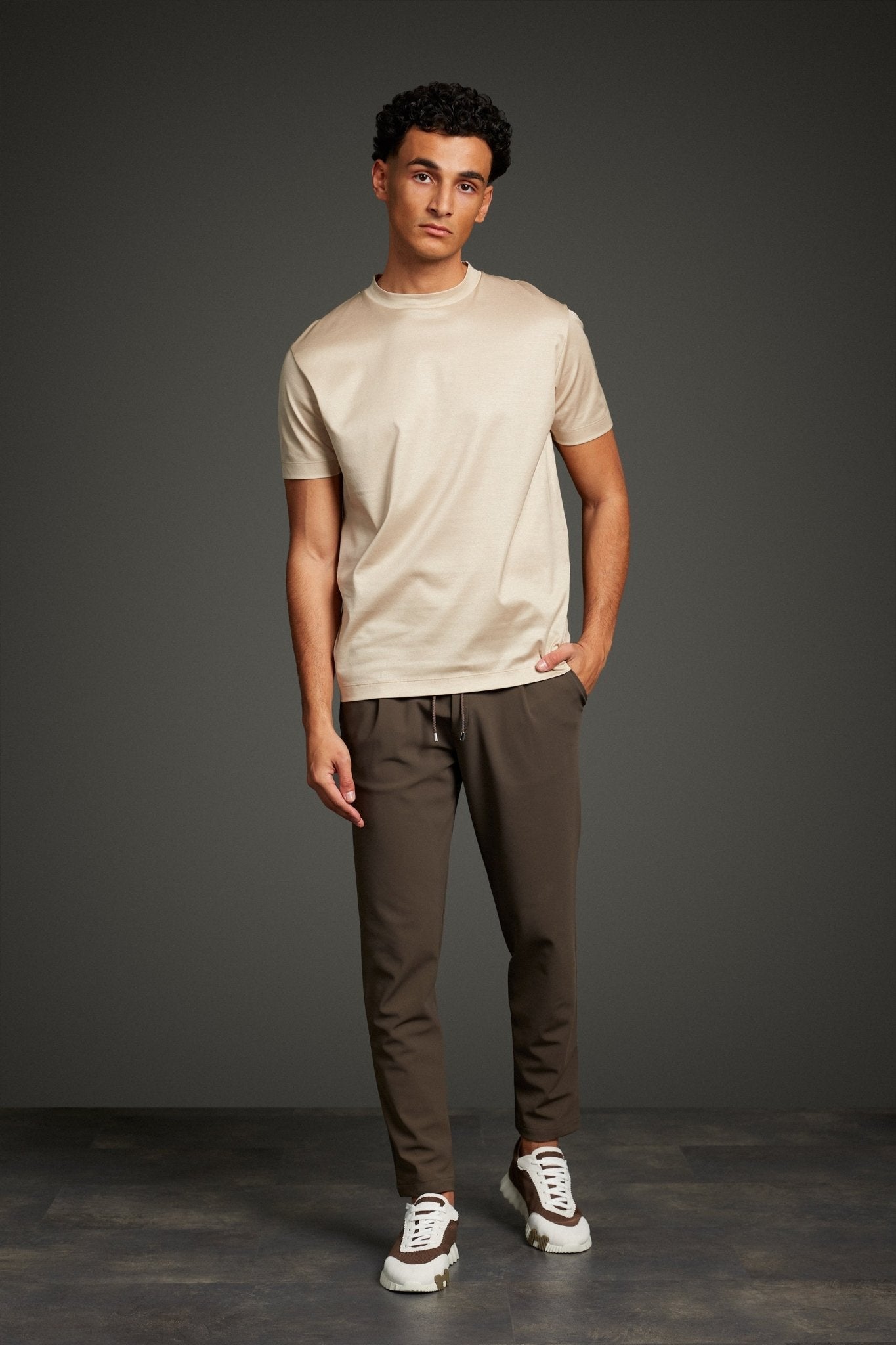 Premium Camel Beige T-Shirt - Comfort & Stijl voor Elke Gelegenheid Homme8 T-shirt