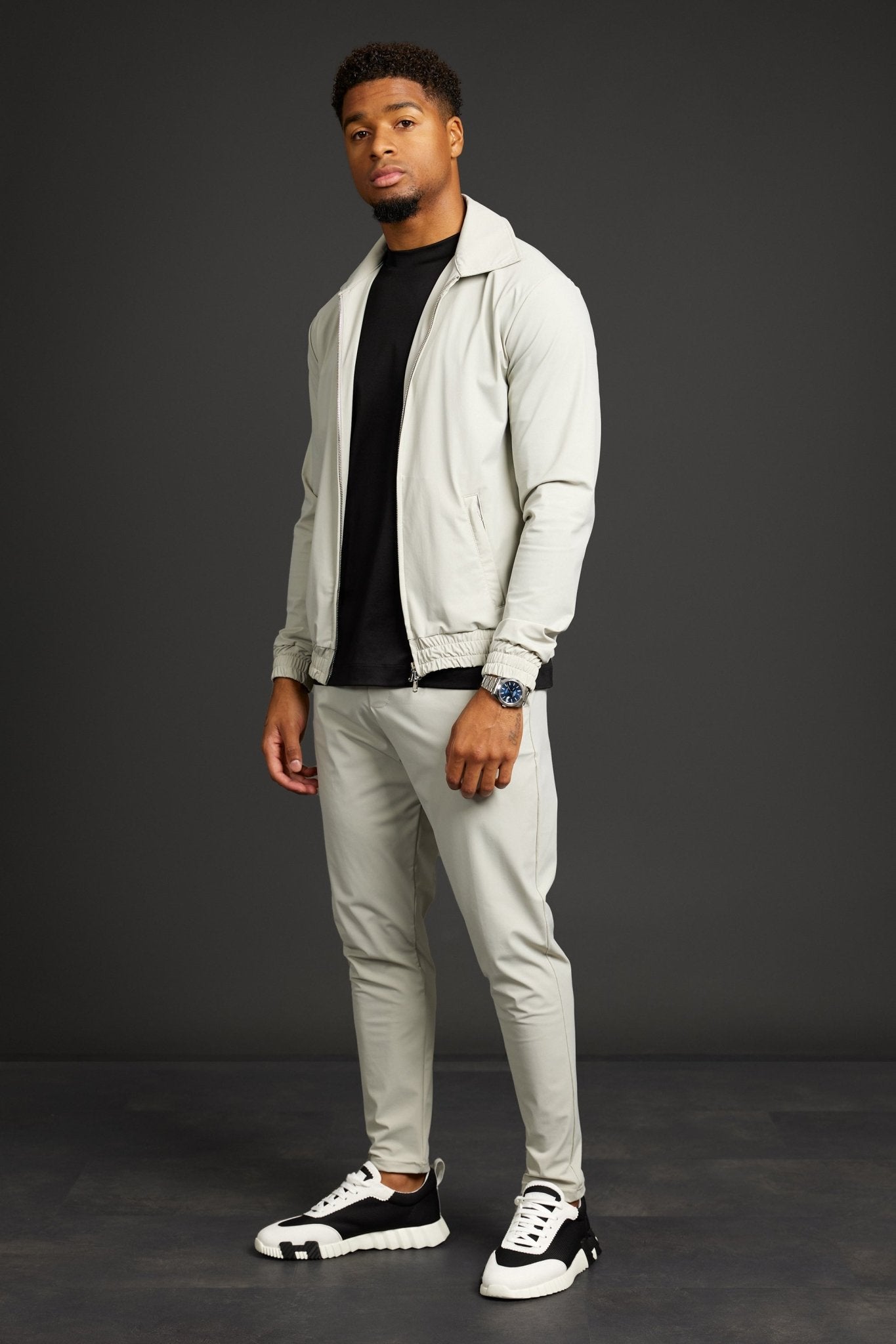 Premium Cloud Grey Tech Suit - Stylish, Versatile & Comfortable Homme8 Trainingspak