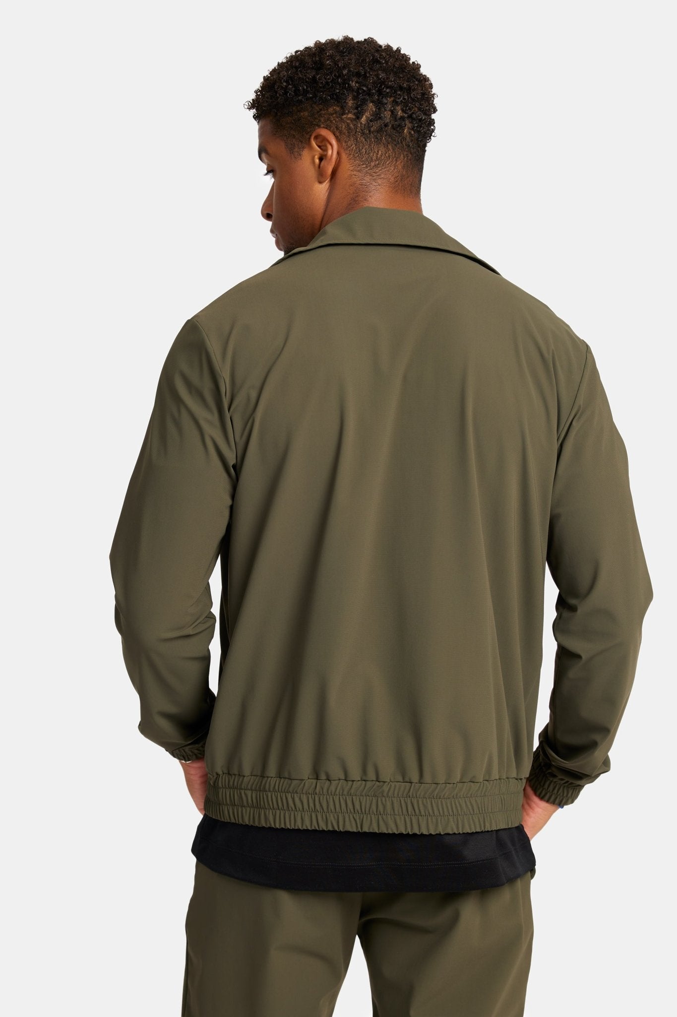 Premium Dark Green Tech Suit - Stylish, Eco-Friendly Performance Homme8 Trainingspak