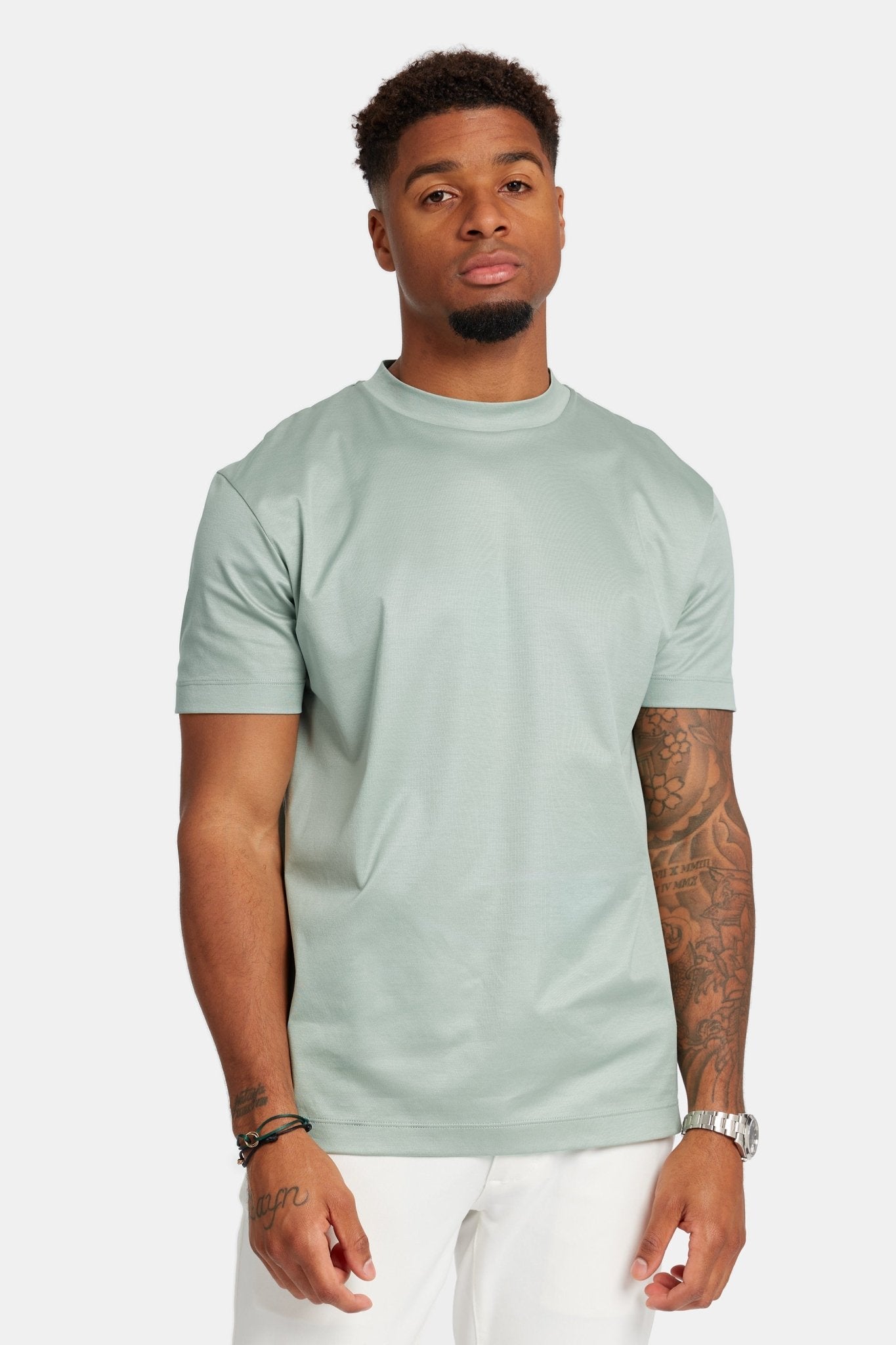 Premium Mint Green T-Shirt - Soft, Stylish & Eco-Friendly Homme8 T-shirt