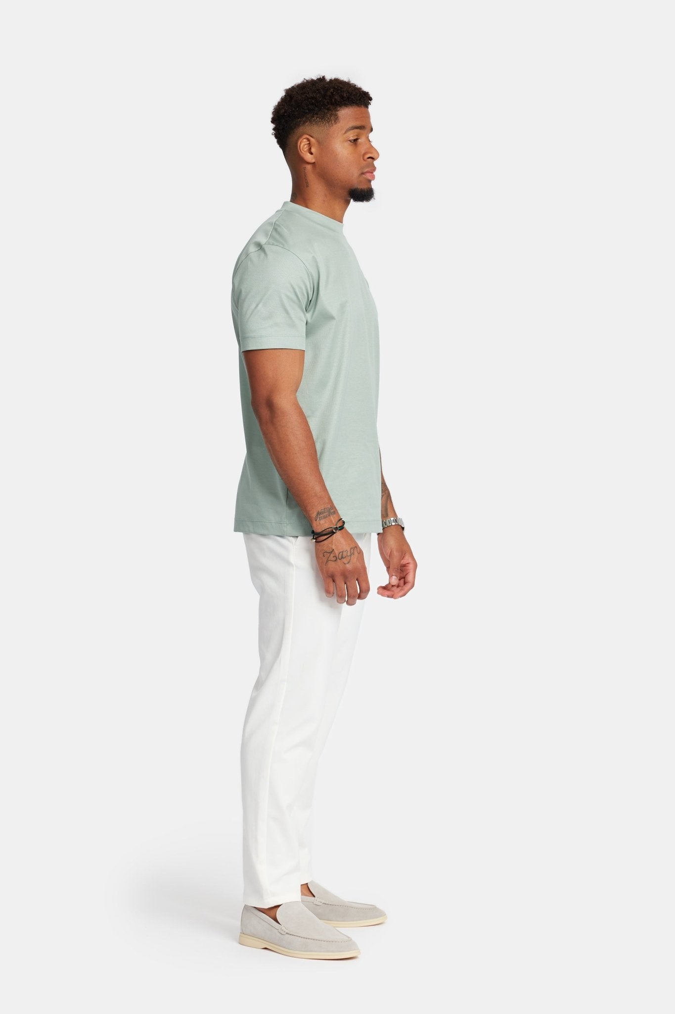 Premium Mint Green T-Shirt - Soft, Stylish & Eco-Friendly Homme8 T-shirt