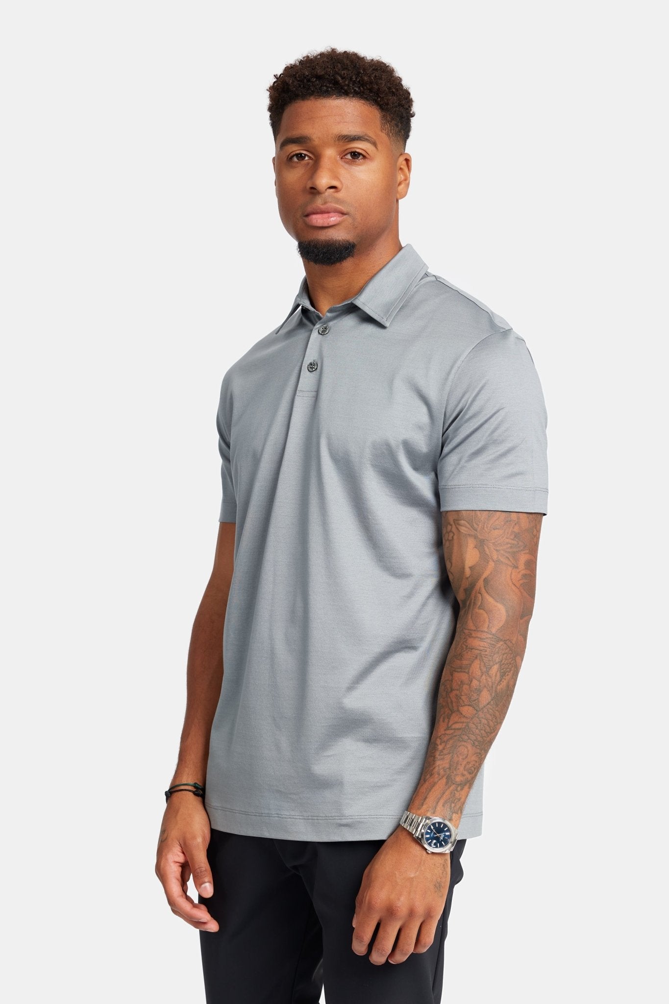 Premium Mist Grey Polo Shirt - Stylish Comfort & Versatile Fit Homme8 Polo's