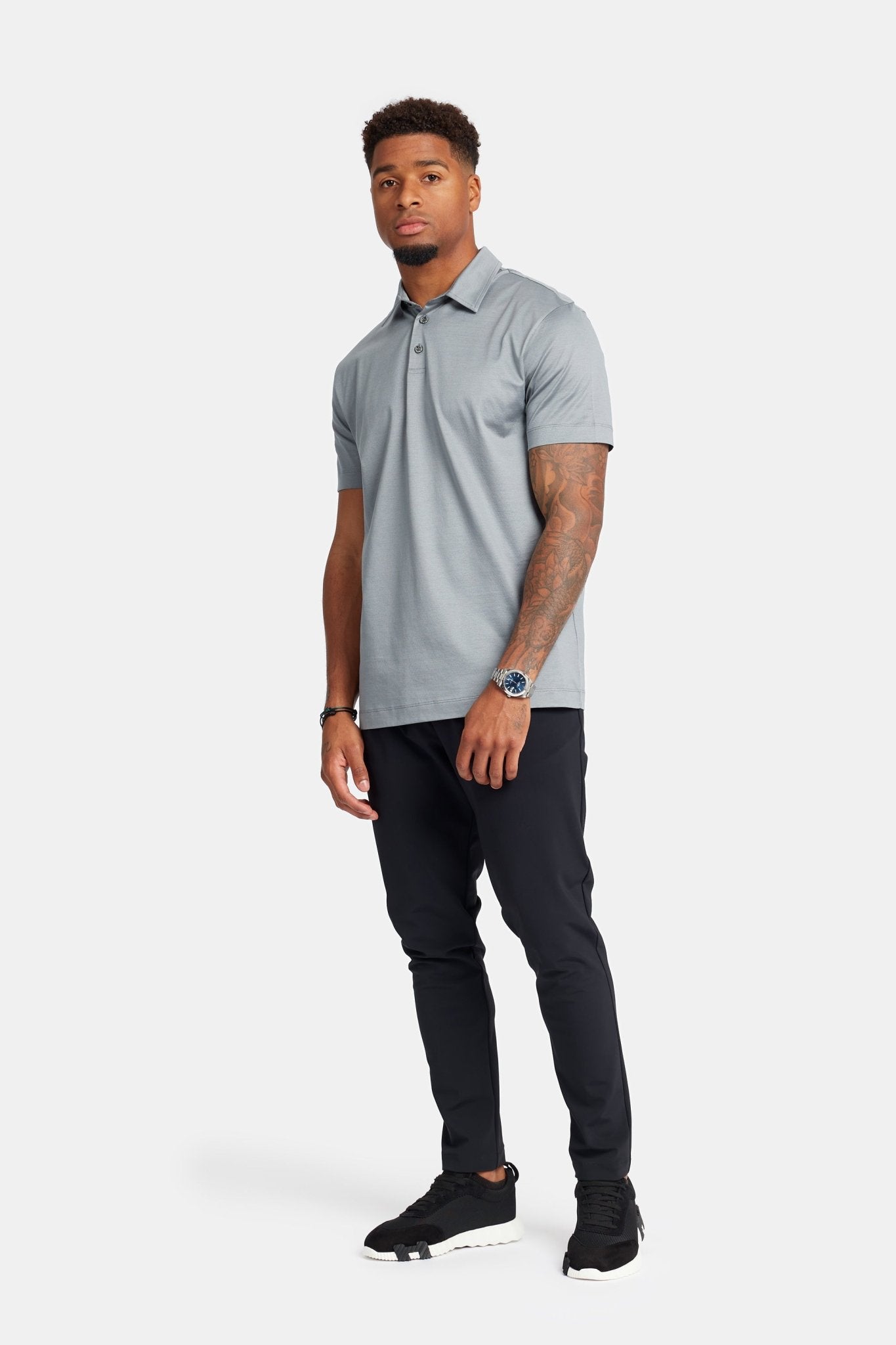 Premium Mist Grey Polo Shirt - Stylish Comfort & Versatile Fit Homme8 Polo's