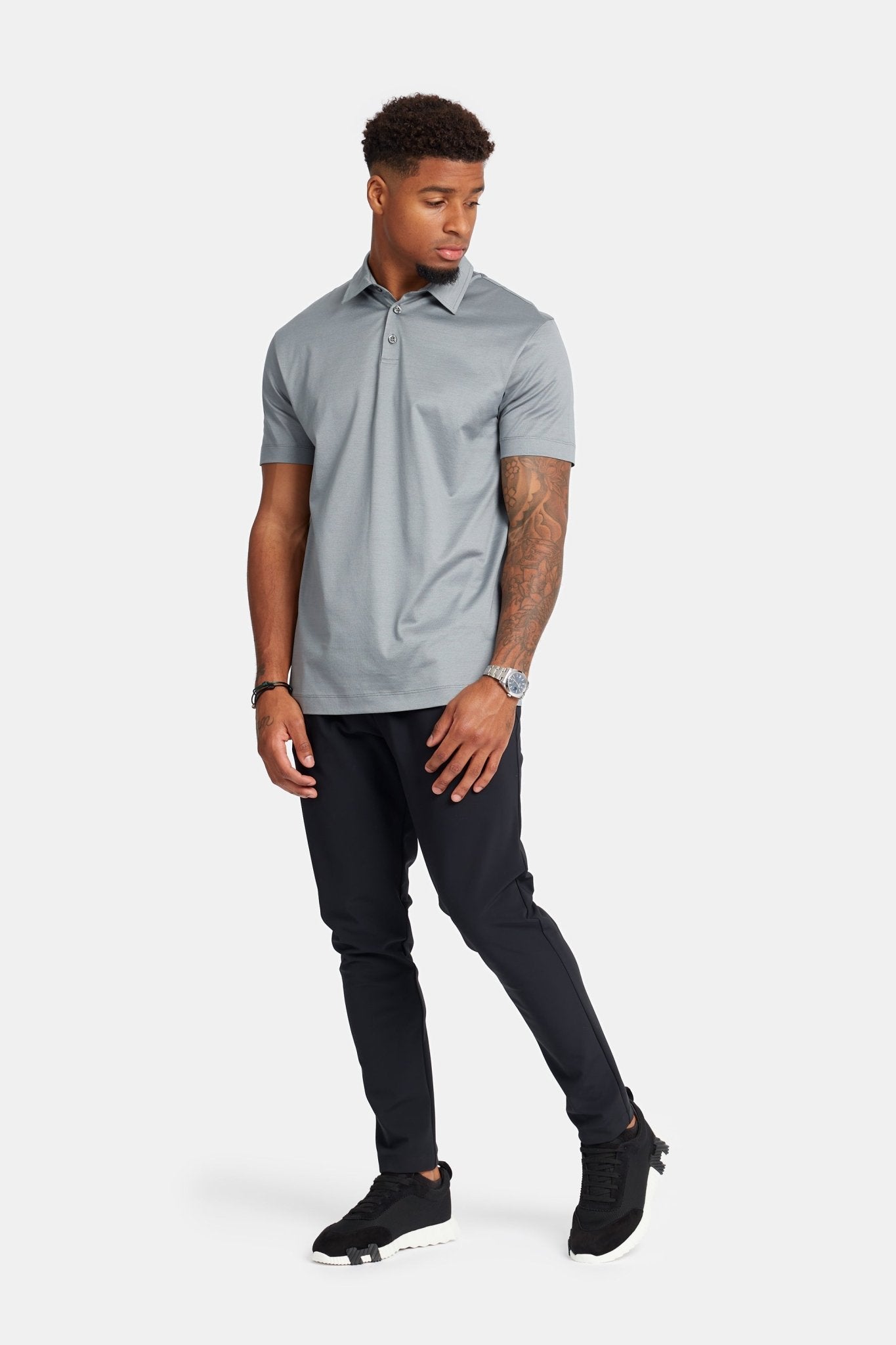 Premium Mist Grey Polo Shirt - Stylish Comfort & Versatile Fit Homme8 Polo's