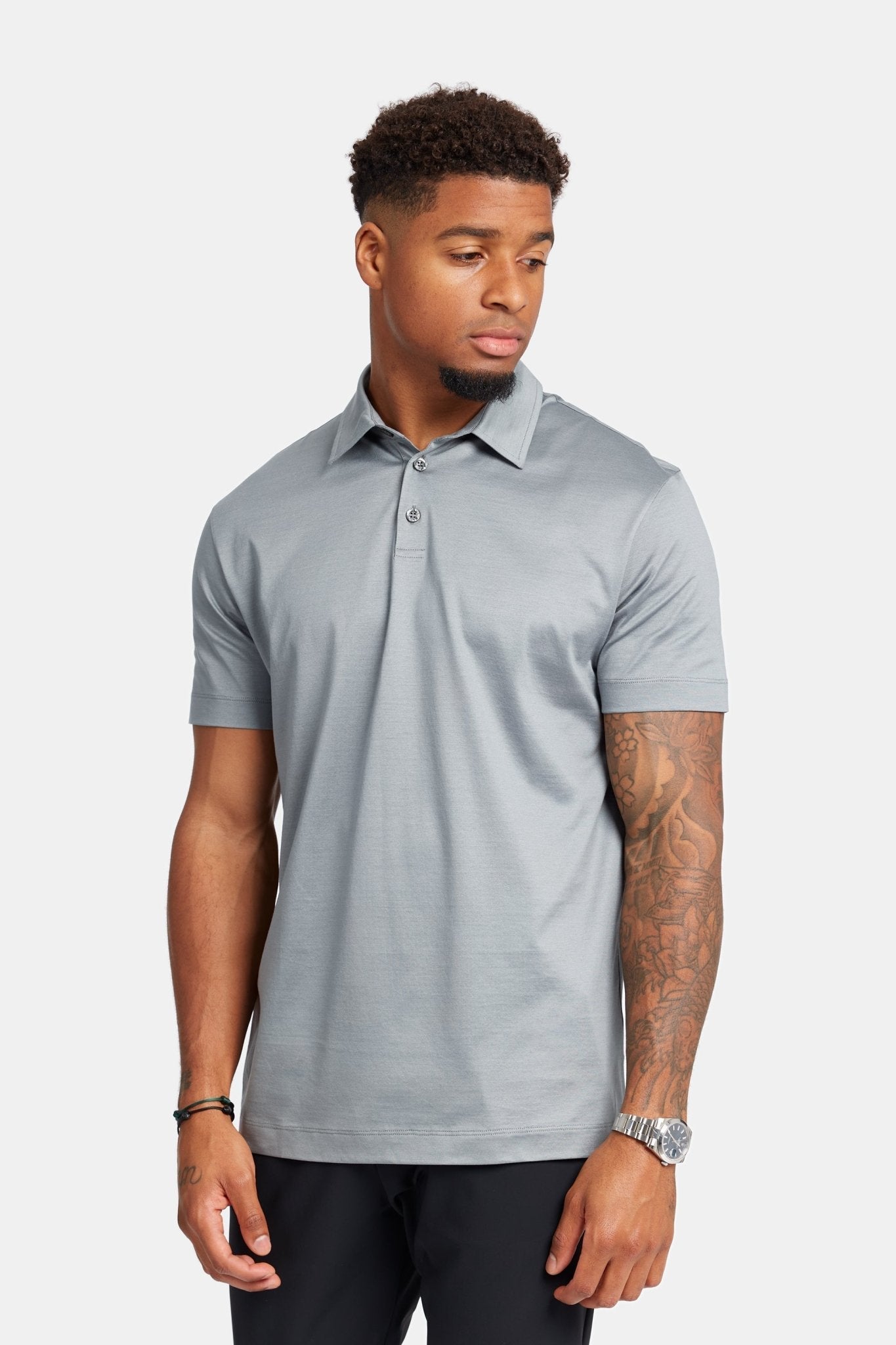 Premium Mist Grey Polo Shirt - Stylish Comfort & Versatile Fit Homme8 Polo's