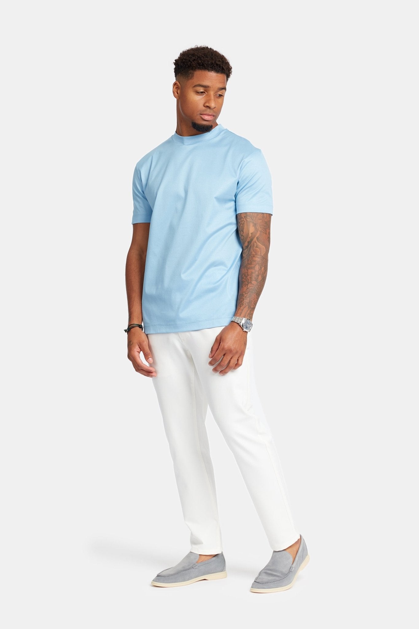 Premium Sky Blue T-Shirt - Comfort & Style for Every Occasion Homme8 T-shirt