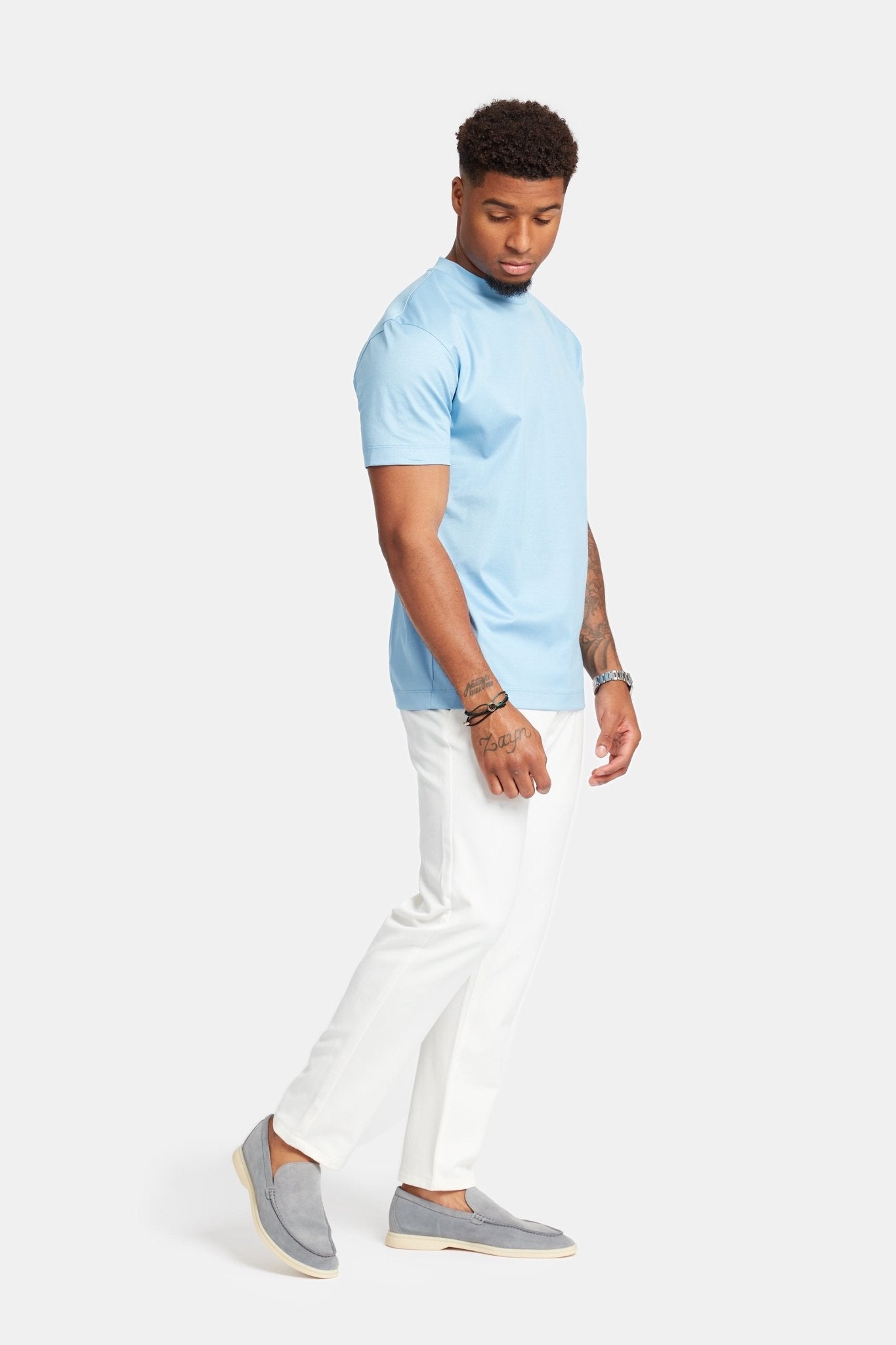 Premium Sky Blue T-Shirt - Comfort & Style for Every Occasion Homme8 T-shirt