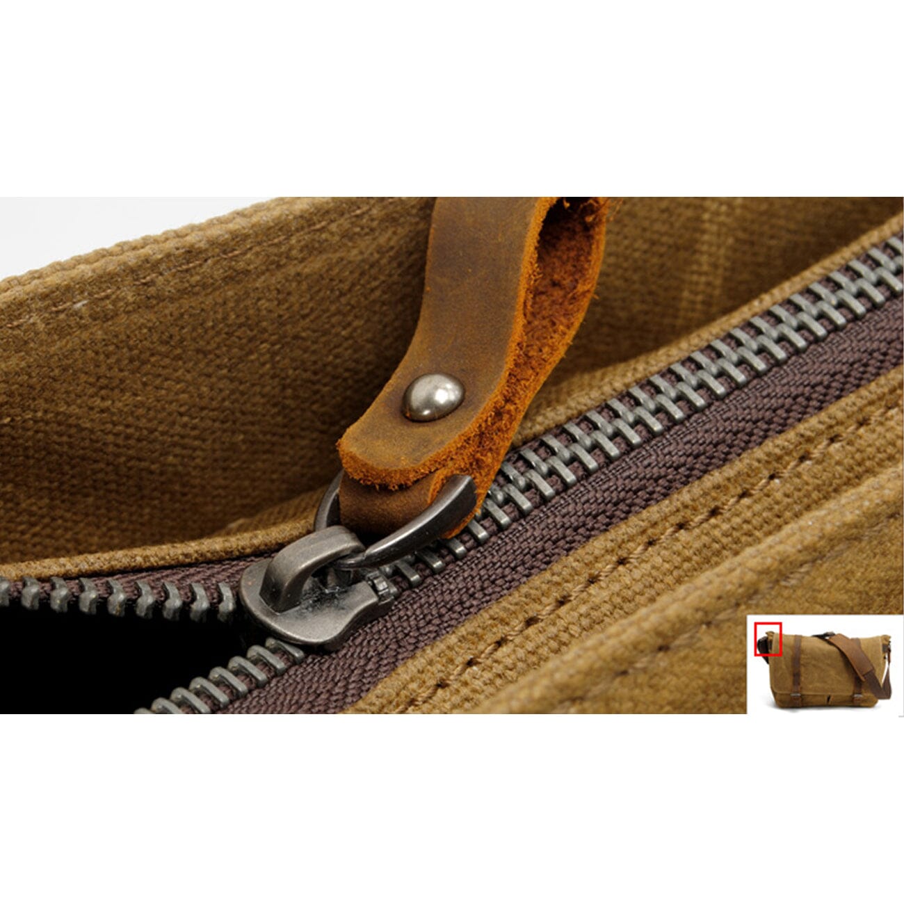 RENO Canvas Laptop Messenger Bag - Stylish, Durable & Functional Homme8 Waxed Canvas Messenger Bag