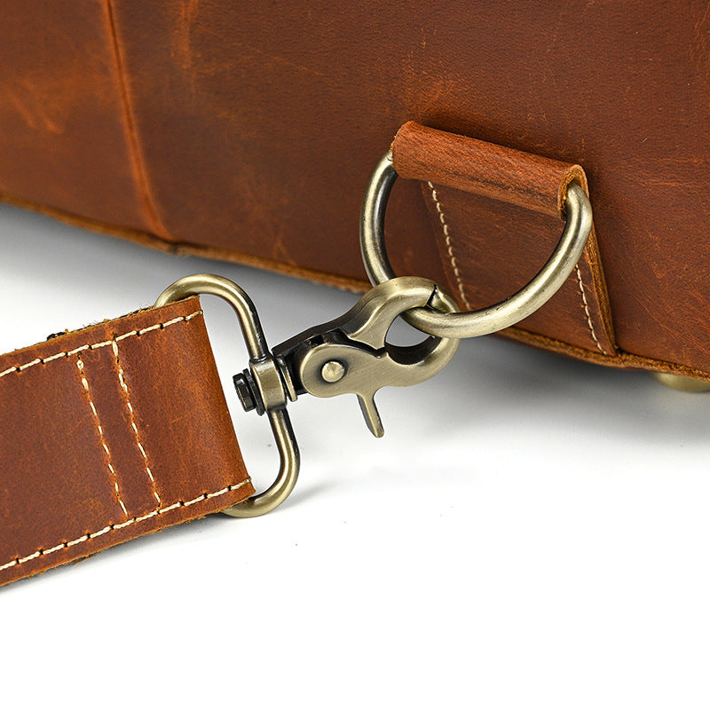 SCOTTSDALE Leather Convertible Backpack - Stylish & Versatile Homme8