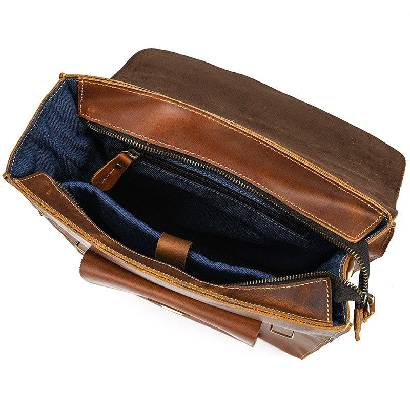 SCOTTSDALE Leather Convertible Backpack - Stylish & Versatile Homme8