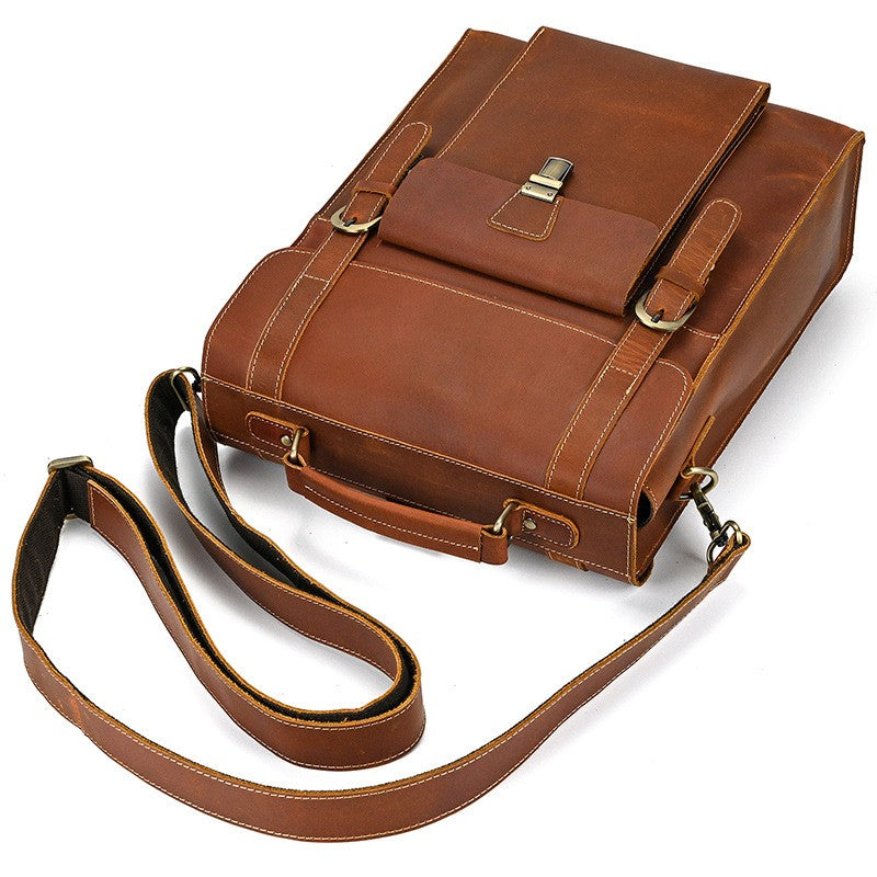 SCOTTSDALE Leather Convertible Backpack - Stylish & Versatile Homme8