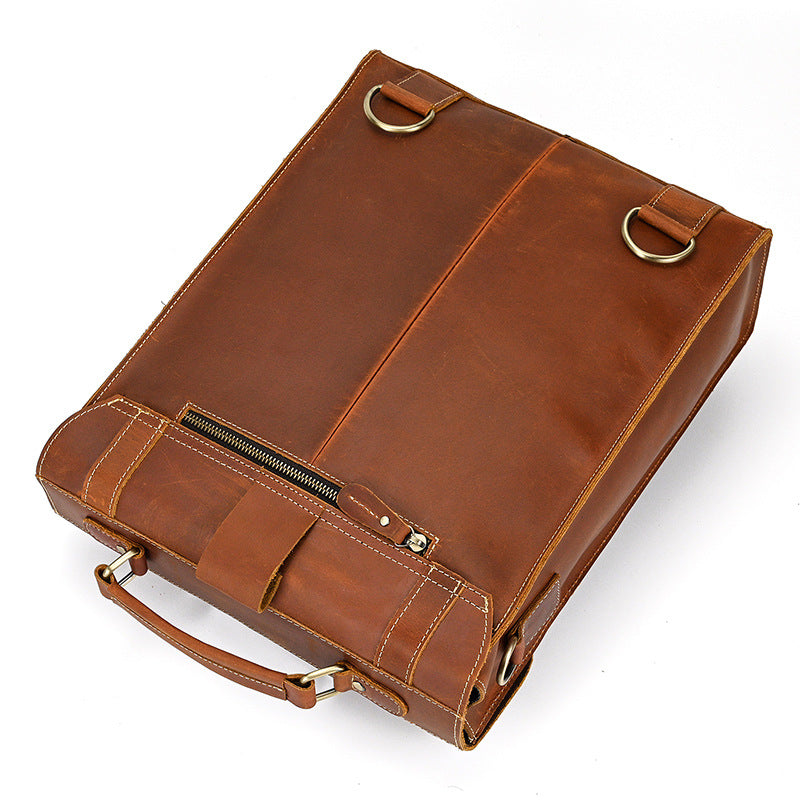 SCOTTSDALE Leather Convertible Backpack - Stylish & Versatile Homme8