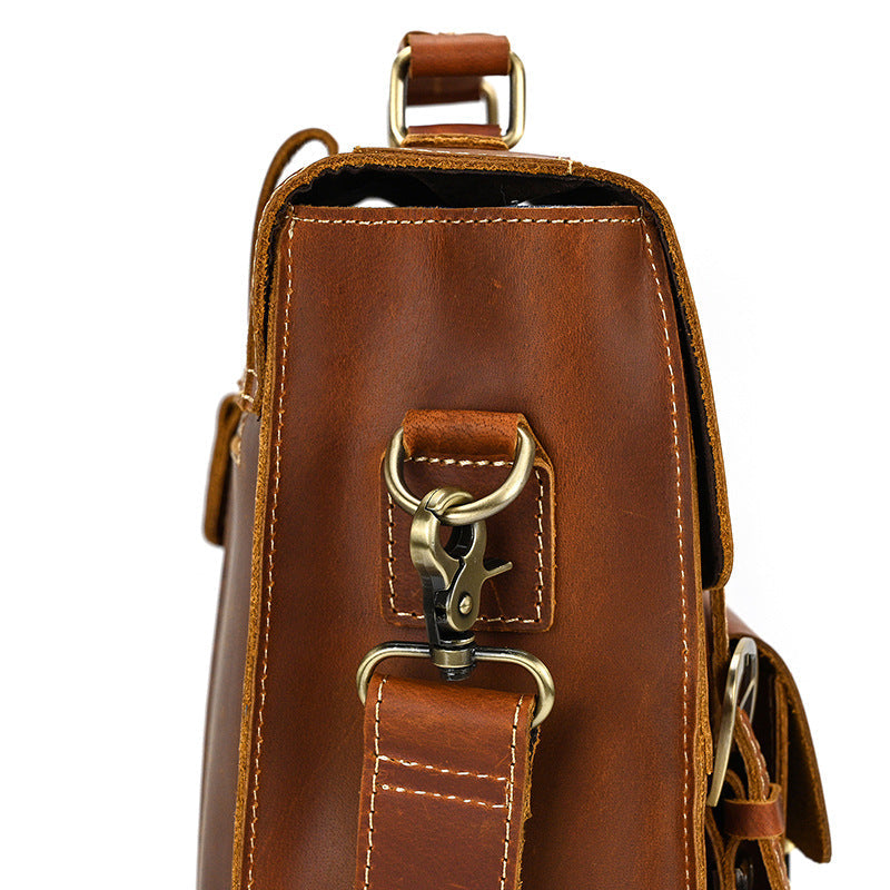 SCOTTSDALE Leather Convertible Backpack - Stylish & Versatile Homme8