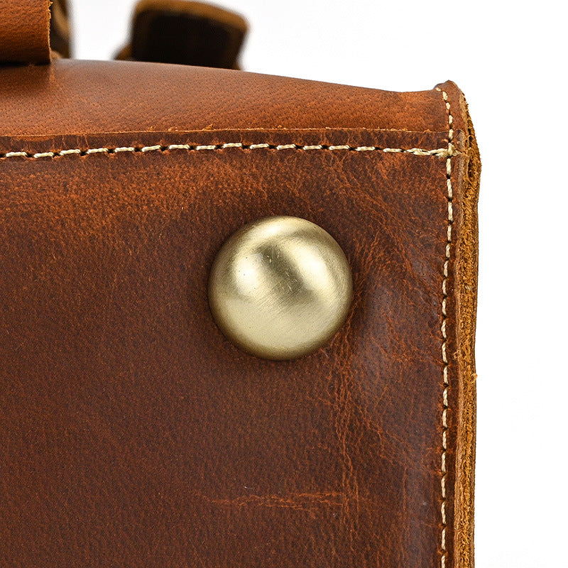 SCOTTSDALE Leather Convertible Backpack - Stylish & Versatile Homme8